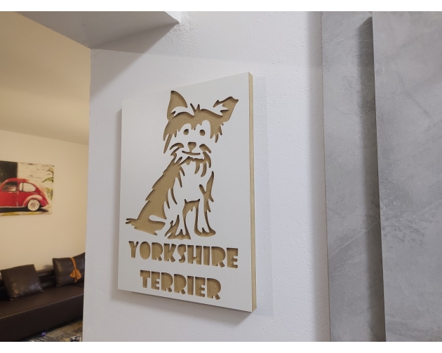 Tabliczka na ścianę Yorkshire Terrier
