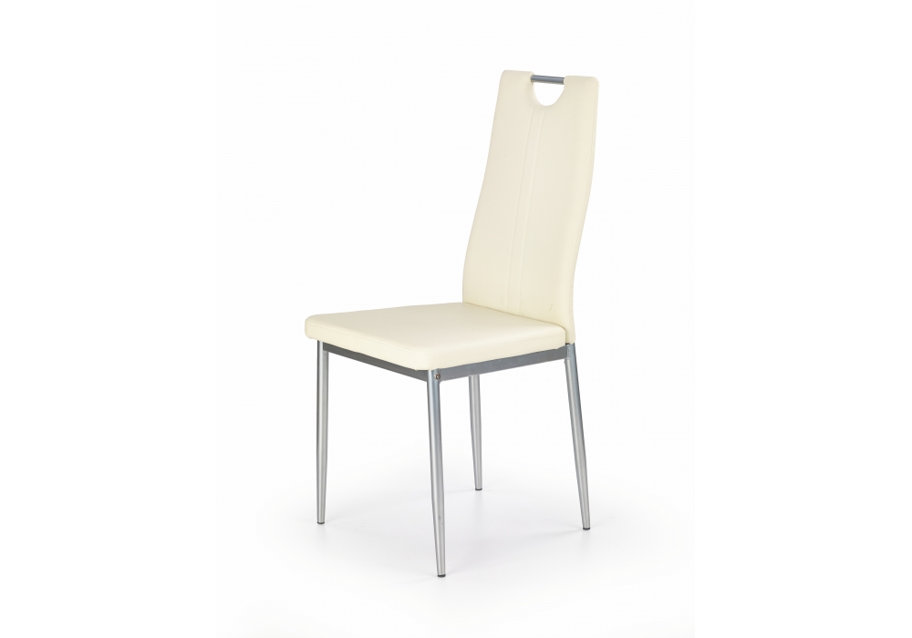 krzesło K202 kremowa eko skóra