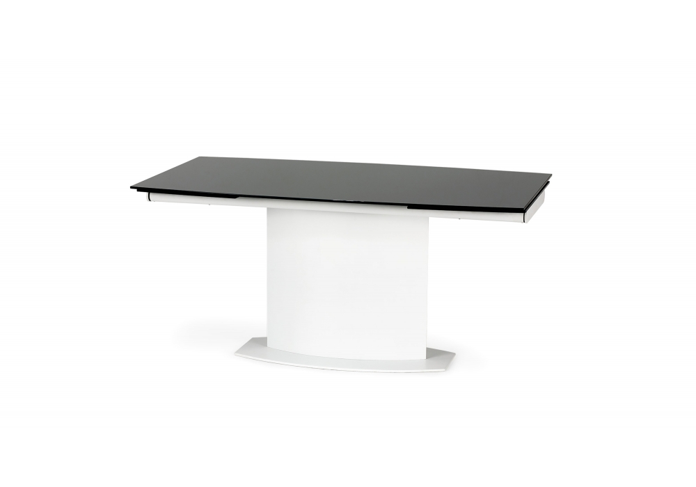 Stół ANDERSON biało - czarny / rozkładany