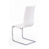 Krzesło K104 biała ekoskóra / chrom