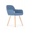 K283 krzesło niebieskie - tkanina