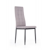 K292 krzesło szare tapicerowane - nogi czarne