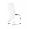 K299 krzesło biało - szare / chrom