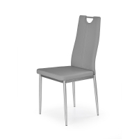 krzesło K202  szara eko skóra