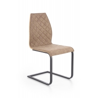 K265 krzesło czarny / brązowy / dąb miodowy