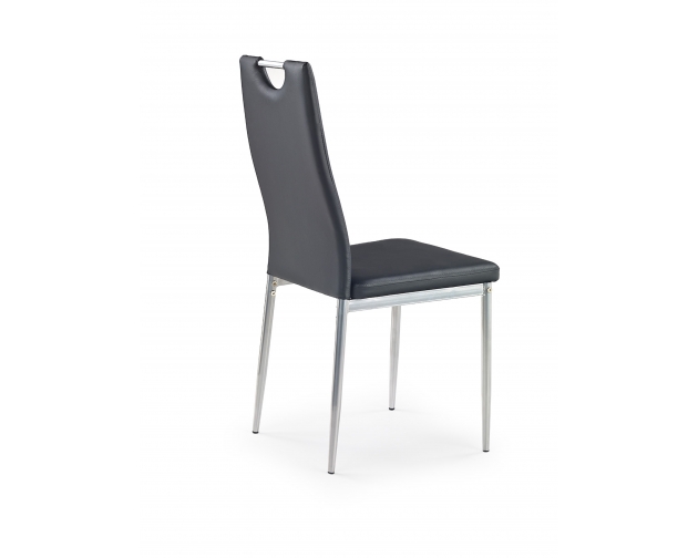 krzesło K202 czarna eko skóra