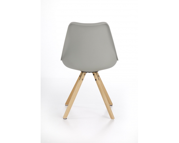 Krzesło K201 khaki z poduszką z ekoskóry