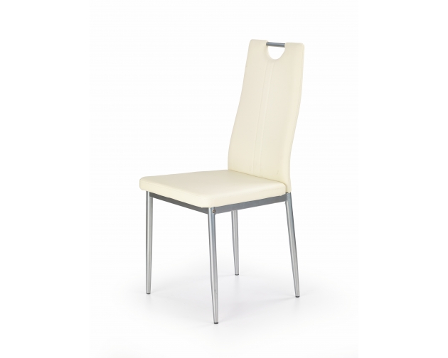 krzesło K202 kremowa eko skóra