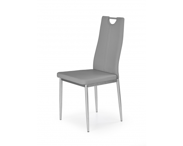 krzesło K202  szara eko skóra