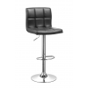 Krzesło barowe N-12 metal ecoskóra czarna