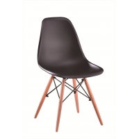 Krzesło P-15 inspirowane DSW Eames czarne