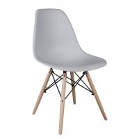 Krzesło P-15 inspirowane DSW Eames szare