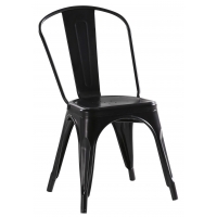Krzesło LOFT metal czarne