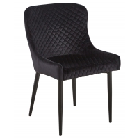 Krzesło czarne M-15 welur - velvet