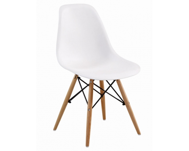 Krzesło P-15 inspirowane DSW Eames białe
