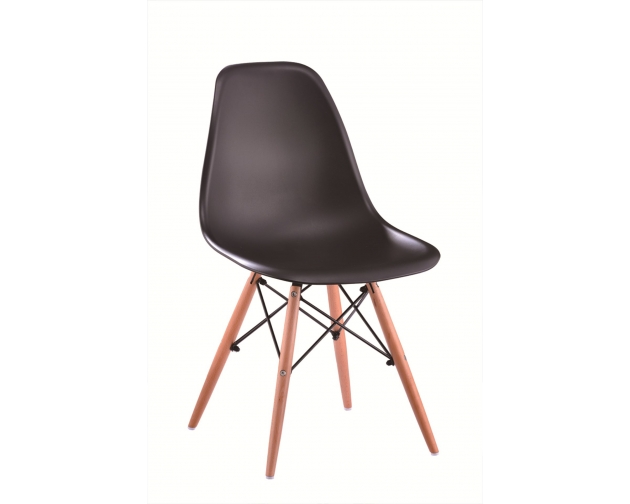 Krzesło P-15 inspirowane DSW Eames czarne