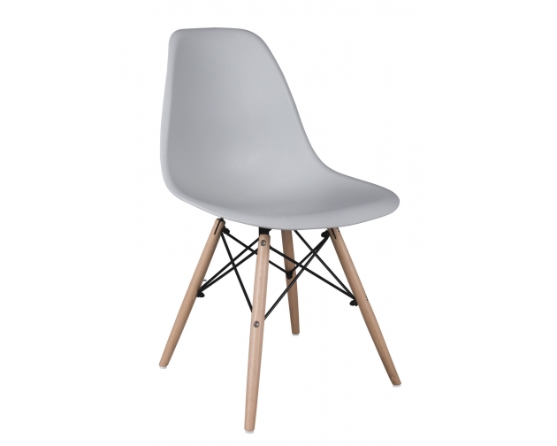 Krzesło P-15 inspirowane DSW Eames szare