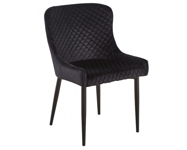 Krzesło czarne M-15 welur - velvet
