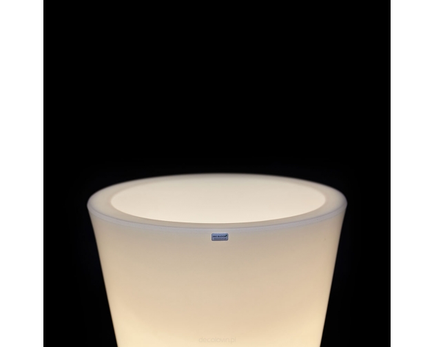Donica podświetlana Della xl 90 cm | światło ciepłe