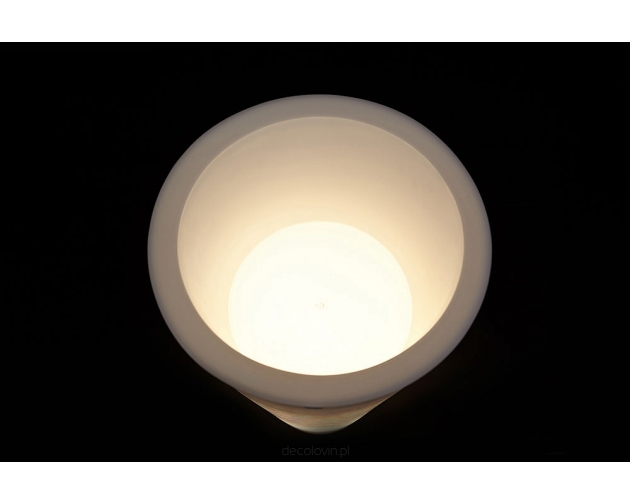 Donica podświetlana Della 75 cm | światło ciepłe