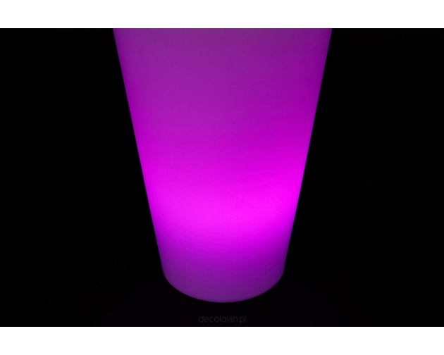 Donica podświetlana Della xl 90 cm | LED RGB + pilot