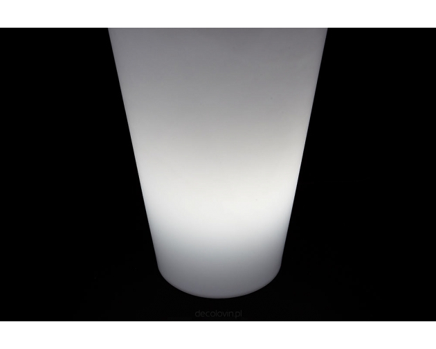 Donica podświetlana Della xl 90 cm | światło zimne