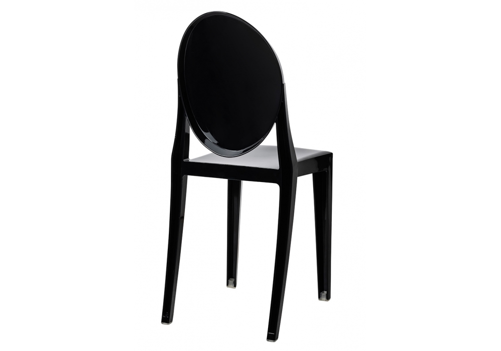Krzesło VICTORIA czarne - poliwęglan