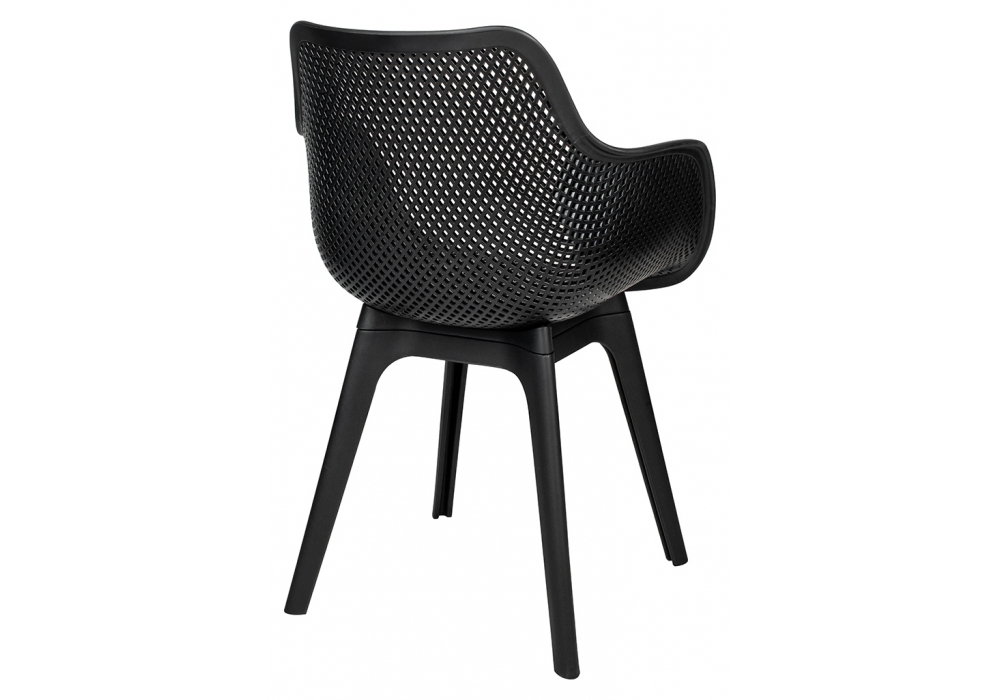 Krzesło LANDI czarne - polipropylen