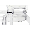 Krzesło KING ARM transparentne - poliwęglan