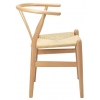 Krzesło WISHBONE natural - drewno bukowe, naturalne włókno