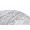 Stół TULIP MARBLE 120 CARRARA biały - blat okrągły marmurowy, metal