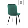 MODESTO krzesło LARA zielone - welur, metal