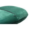 Fotel EGG CLASSIC VELVET zielony - welur, podstawa aluminiowa