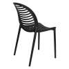 Krzesło SUNNY czarne - polipropylen - poliwęglan