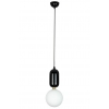 Lampa wisząca BOY M Fi 25 czarna - LED, szkło, metal