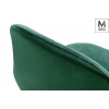 MODESTO krzesło LUCY zielone - welur, metal