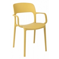 Krzesło z podłokietnikami Flexi oliwkowe