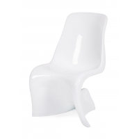 Krzesło HER białe - włókno szklane