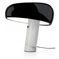 Lampa biurkowa PEAK MARBLE - marmur, metal, szkło