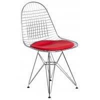 Krzesło Net czerwona poduszka