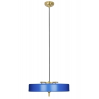 Lampa wisząca ARTE niebieska - aluminium, metal