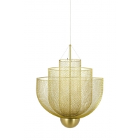 Lampa wisząca ILLUSION S 45 złota - LED, metal