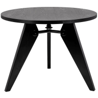 Stół JOSEF 95 czarny - drewno, metal