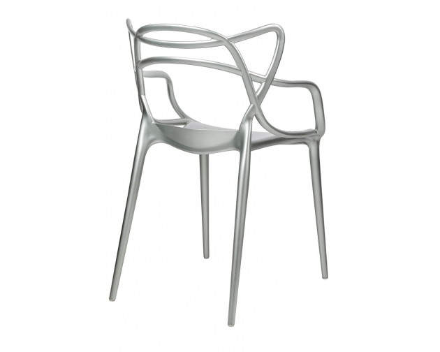 Krzesło LUXO srebrne - ABS