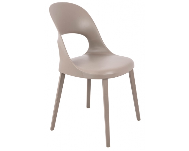 Krzesło BUKO szare - polipropylen