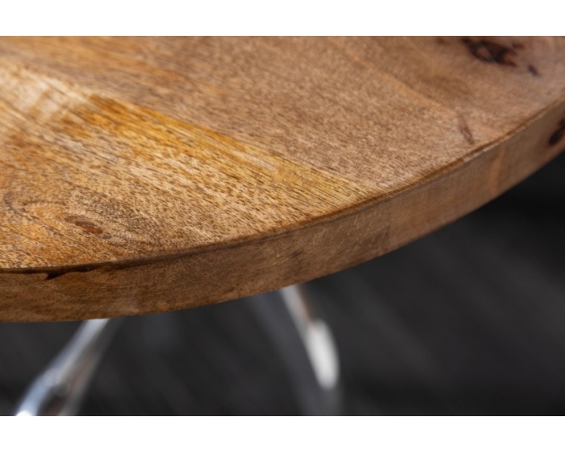 INVICTA stolik INDUSTRIAL 45-62 cm Mango - drewno naturalne mango, metal