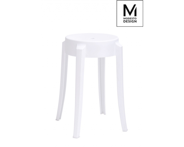 MODESTO stołek CALMAR 46 biały - polipropylen