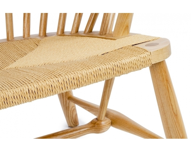 Fotel BOHO PAVO natural - drewno jesionowe, naturalne włókne