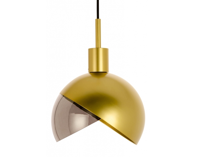 Lampa wisząca GLOBO 25 złota - metal, szkło