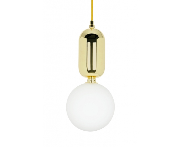 Lampa wisząca BOY S Fi 18 złota - LED, szkło, metal
